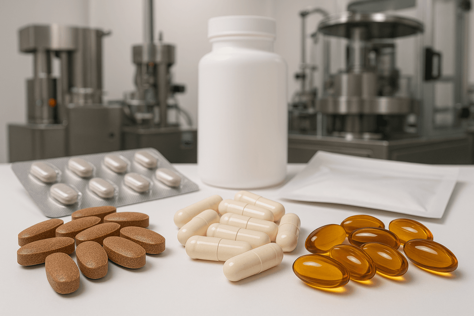 Usługi produkcyjne suplementów diety