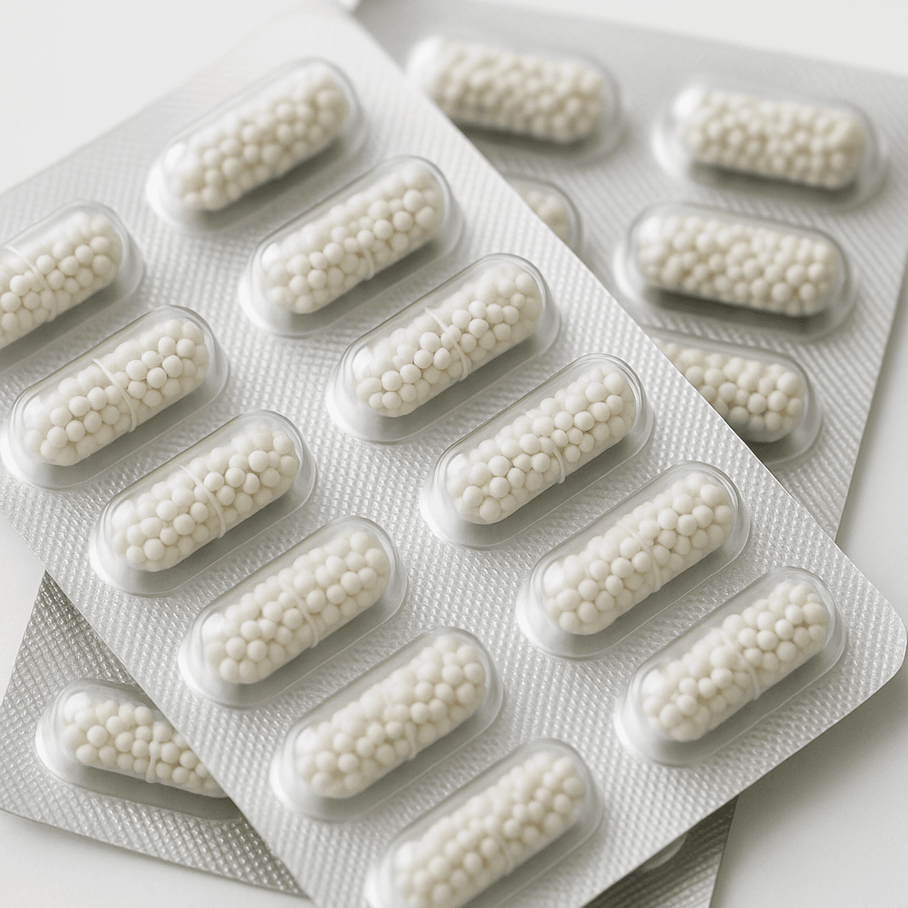 Blistrowanie - kapsułki w blistrach