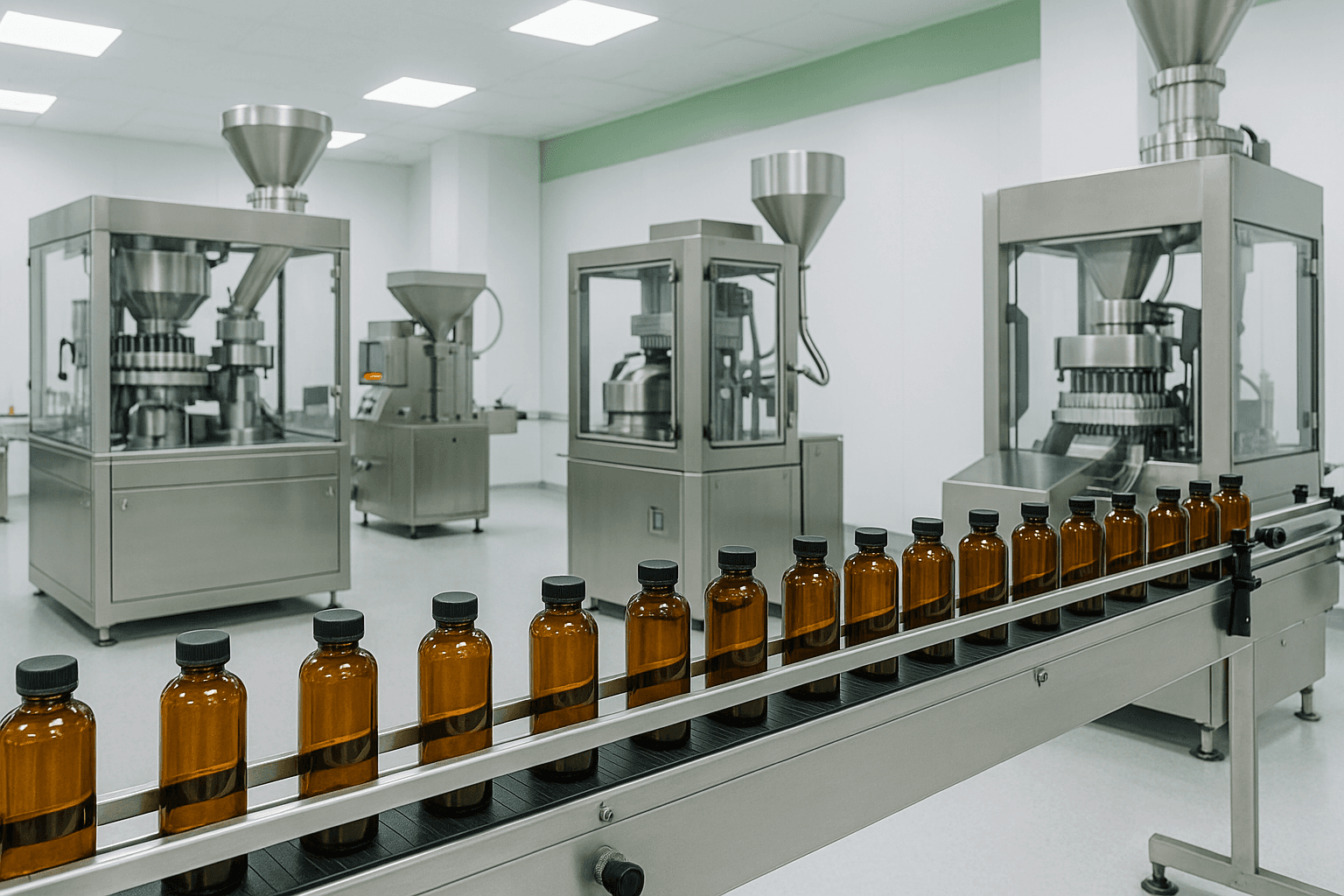 Nowoczesny zakład produkcji suplementów